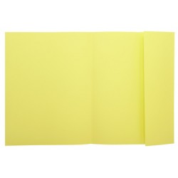 Subcarpeta cartulina con 1 solapa lateral exacompta en formato din a-4, color amarillo.