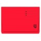 Subcarpeta cartulina con bolsa fuelle y solapa gio by elba, folio, rojo