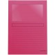 Subcarpeta cartulina con ventana transparente q-connect din a4, rosa