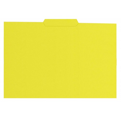 Subcarpeta cartulina con pestaña central gio by elba en formato din a-4, color amarillo.
