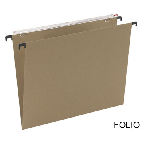 Carpeta colgante grafoplas con visor superior largo 290 mm. folio, bicolor