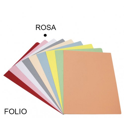 Subcarpeta cartulina grafoplas folio, pastel rosa