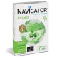 Papel navigator eco-logical, din a4, 75 grs/m². paquete de 500 hojas