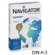 Papel navigator expression din a-3 de 90 grs. paquete de 500 hojas.