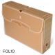 Caja de archivo definitivo grafoplas folio, polipropileno marrón