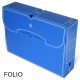 Caja de archivo definitivo grafoplas folio, polipropileno azul