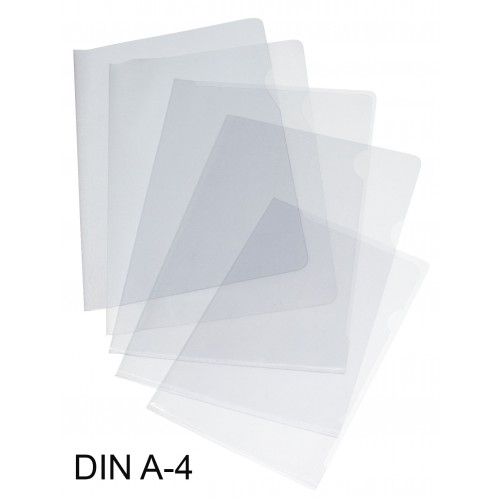 Dossier con uñero en polipropileno piel de naranja grafoplas din a4, transparente