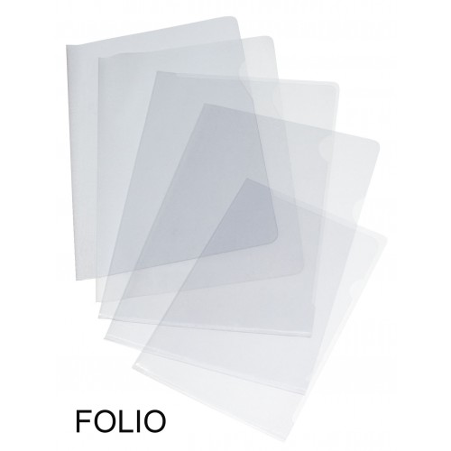 Dossier con uñero en polipropileno piel de naranja grafoplas folio, transparente