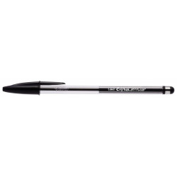 Bolígrafo bic cristal stylus, negro