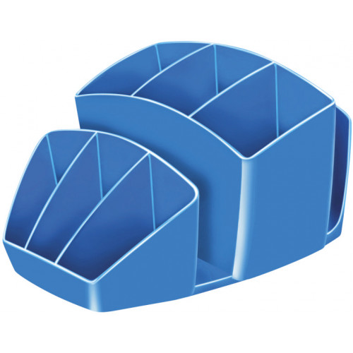 Organizador de sobremesa cep gloss en color azul vivo.