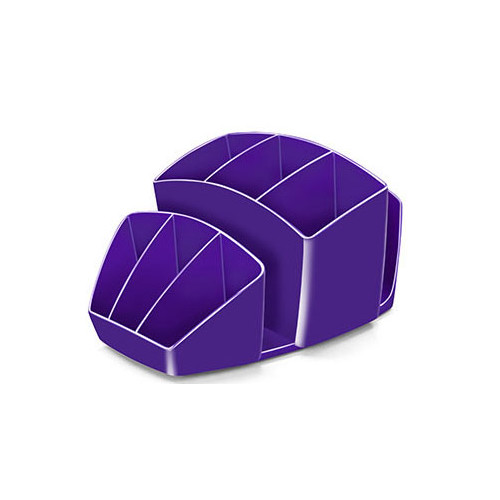 Organizador de sobremesa cep en color violeta vivo.