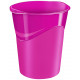 Papelera de polipropileno cep gloss en color rosa.