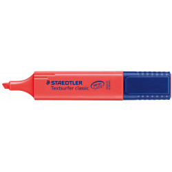Marcador fluorescente staedtler textsurfer classic 364 rojo.