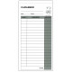 Talonario camarero original y 2 copias liderpapel, 3 en folio natural, 102x205 mm.