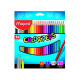Estuche de lápices de color peps maped con 24 colores.