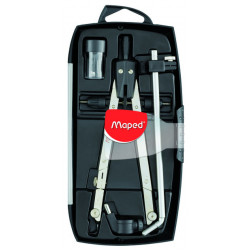 Estuche de compás técnico maped con bigotera con alargadera.