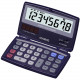 Calculadora de bolsillo doble hoja casio sl-100ver 8 dígitos.