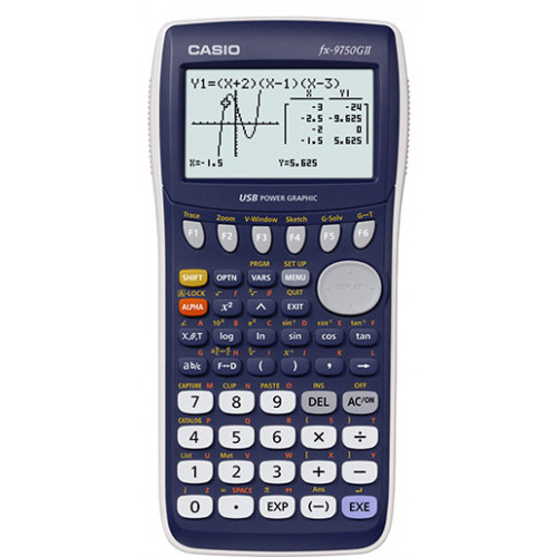 Calculadora gráfica casio fx-9750gii.