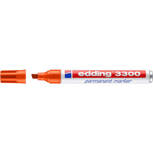 Marcador permanente edding 3300, naranja