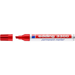 Marcador permanente edding 3300 rojo