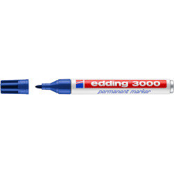 Marcador permanente edding 3000 azul