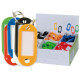 Llavero portaetiqueta q-connect, colores surtidos