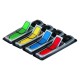 Flechas 3m post-it index, 11,9x43,1 mm. amarillo, azul, rojo y verde, dispensador de 4x24 uds.