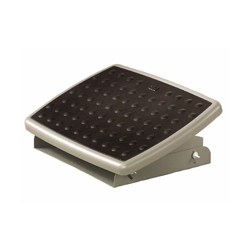 Reposapiés 3m línea confort en acero de 330x450 mm. en color gris carbón.