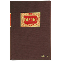 Libro de contabilidad diario doble miquelrius, folio natural, 100 hj. 102 grs/m².