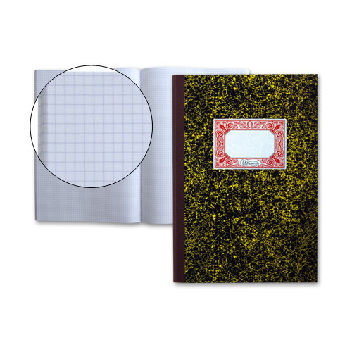 Libro miquelrius cartoné cuadrícula 4 mm. en formato Fº natural, 100 hj. 70 grs.