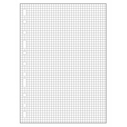 Recambio de anillas con 11 taladros multifin 3002 en formato 4º natural, 50 hj. 90 grs. 4x4, s/m.
