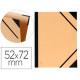 Carpeta de gomas sencilla en cartón kraft canson tendence en formato 52x72 cm. color kraft.