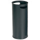 Paragüero metálico con asas sie 306, Ø 21,5x50 cm. 20 litros. negro