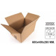 Caja para embalar - americana, canal simple de 5 mm. q-connect, 600x400x290 mm. marrón