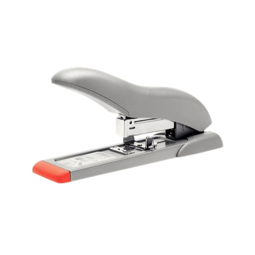 Grapadora de gruesos rapid HD-70 en color plata/naranja.