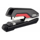 Grapadora de sobremesa rapid s50 super flat clinch en color negro/rojo.