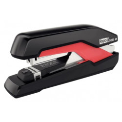 Grapadora de sobremesa rapid so60 superflatclinch y omnipress, negro/rojo