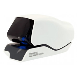 Grapadora eléctrica rapid 5025E flatclinch, blanco