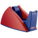 Portarrollos de sobremesa tesa easy cut 25 mm. x 66 mts. en color rojo/azul.