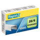 Grapas rapid 26 standard galvanizadas 26/6, caja de 1.000 uds.