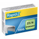 Grapas rapid 21 standard galvanizadas 21/4, caja de 1.000 uds.
