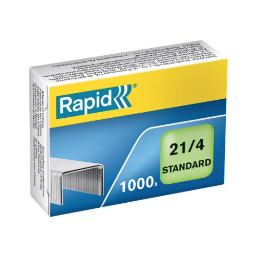 Grapas rapid 21 standard galvanizadas 21/4, caja de 1.000 uds.