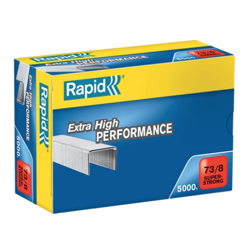 Grapas rapid 73 super strong galvanizadas 73/8, caja de 5.000 uds.