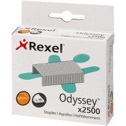 Grapas rexel odyssey galvanizadas, caja de 2.500 uds.