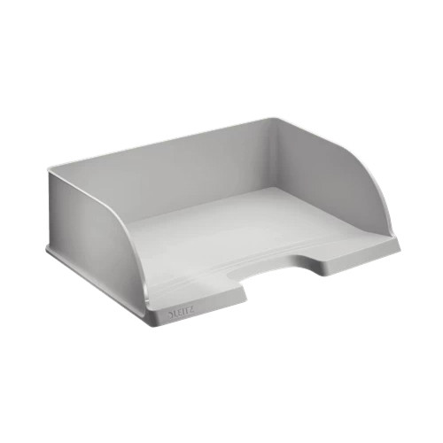 Bandeja portadocumentos leitz plus jumbo, acceso apaisado, gris
