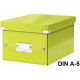 Caja de archivo universal leitz click & store wow, pequeña, verde