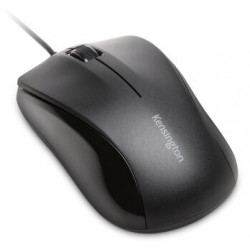 Ratón óptico de sobremesa con cable kensington valumouse, usb, 3 botones y rueda de desplazamiento, negro