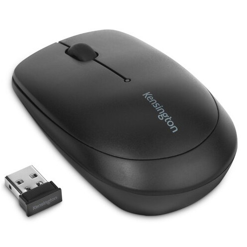 Ratón óptico para portatíl inalámbrico kensington pro fit™, usb de 2,4 ghz, 3 botones y rueda de desplazamiento, negro