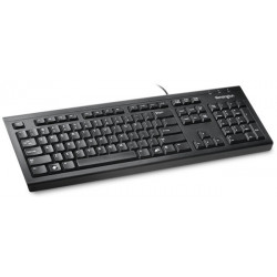 Teclado con cable kensington valuekeyboard, usb, negro