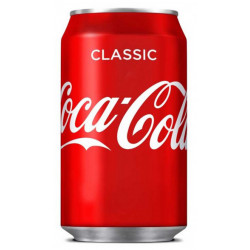 Coca-cola sabor original, lata de 330 ml.